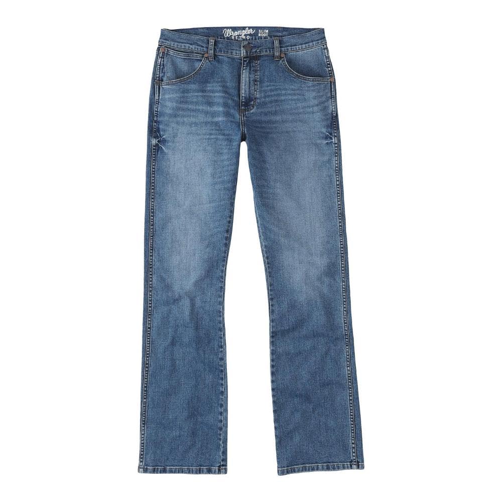 Wrangler Retro Men's Slim Bootcut Jeans Denim 36x36 at